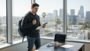 Tech worker reporting workplace violation