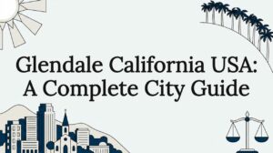 Glendale editorial title card illustration