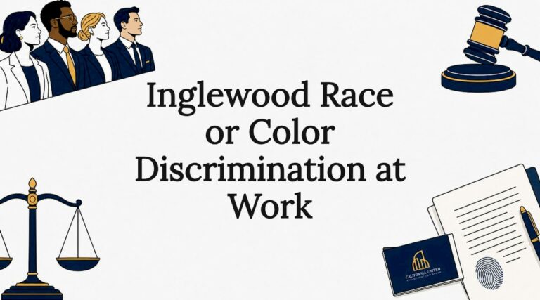 Decorative title card illustration for race discrimination article