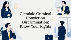 Decorative professional legal title card illustration