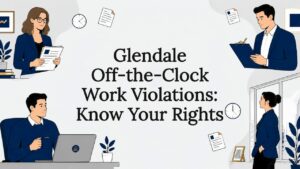 Decorative professional title card illustration