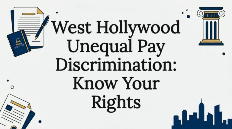 Decorative legal title card illustration