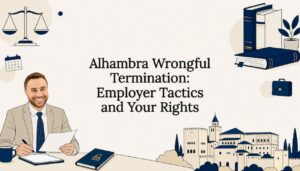 Decorative editorial title card illustration