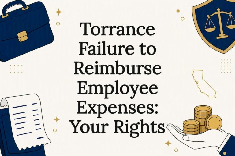 Decorative illustrated title card for legal employee rights article