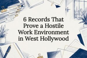 Hostile work environment article title card