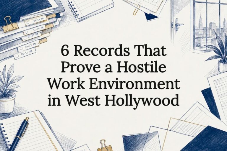 Hostile work environment article title card