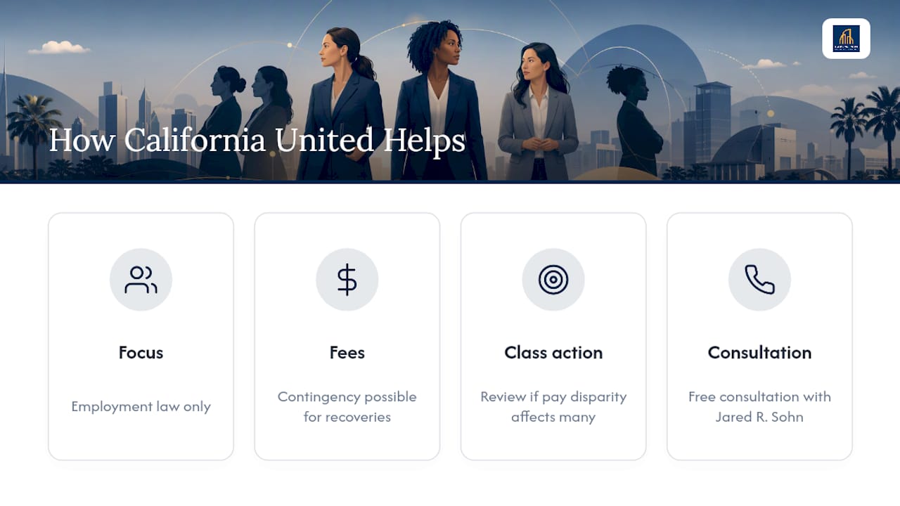 How California United Law Group Can Help — overview diagram