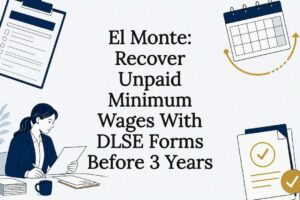 Unpaid wage claim legal article title card