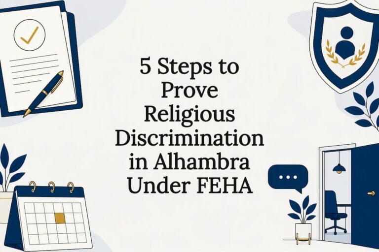 Religious discrimination FEHA title card