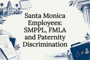 Decorative parental leave law title card
