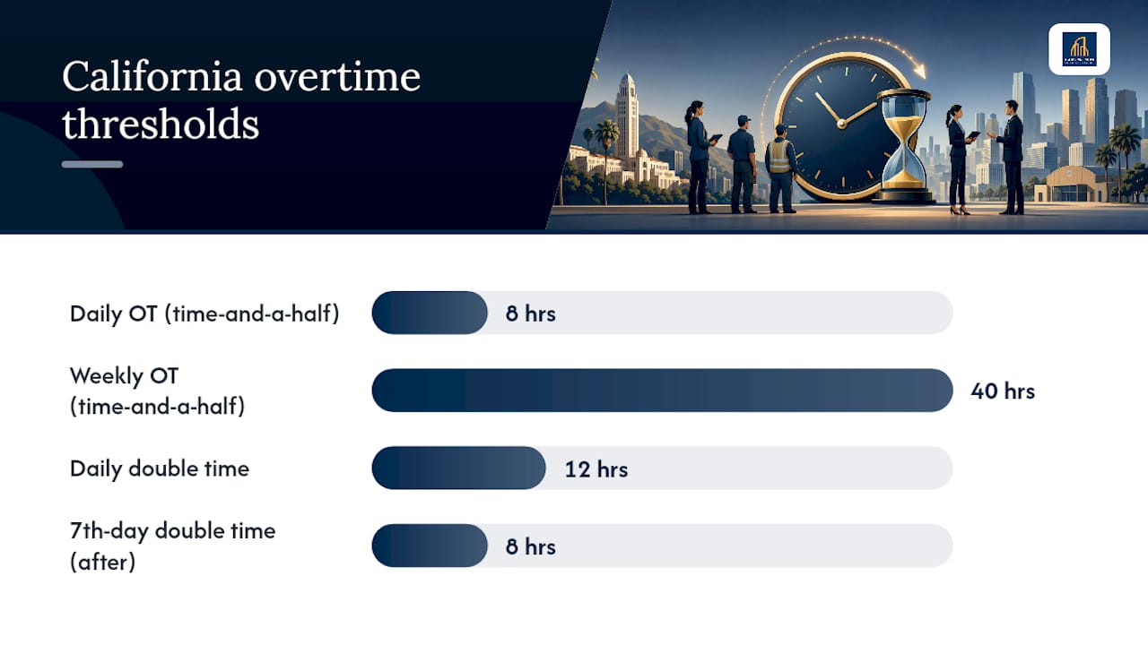 California overtime pay thresholds