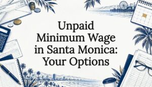 Hand-drawn wage and calendar title card