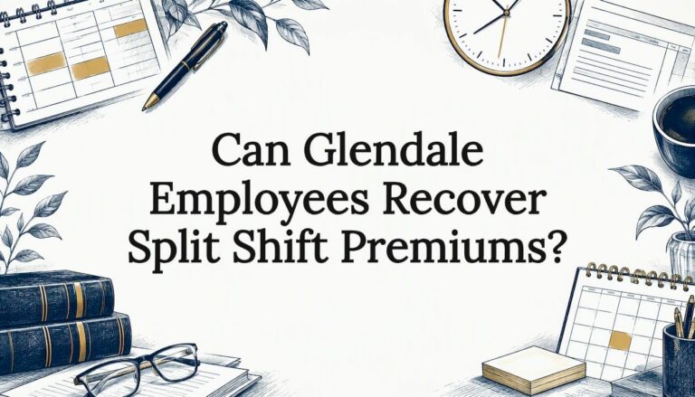 Decorative split shift law article title card