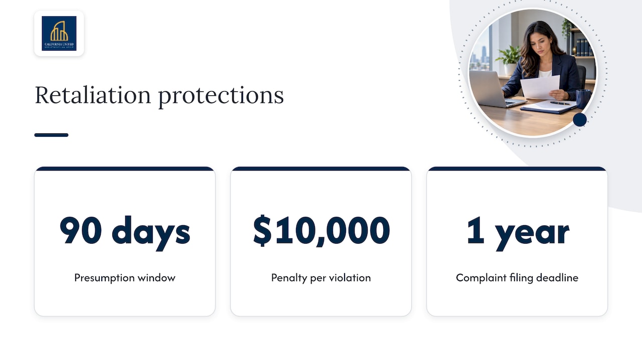 Retaliation protections when you raise a wage problem — overview diagram