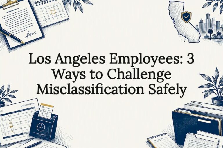 Misclassification legal article title card